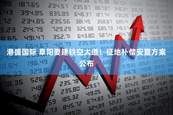 港盛国际 阜阳要建铁空大道!征地补偿安置方案公布