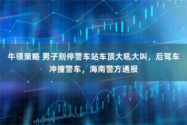 牛领策略 男子别停警车站车顶大吼大叫，后驾车冲撞警车，海南警方通报